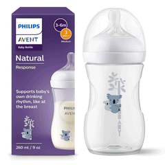 Philips Avent Natural Response Baby Bottle 260ml Scy903/67