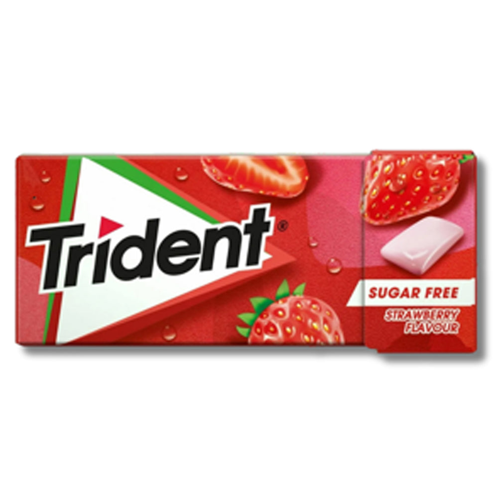 Trident Strawberry Flavour Sugar Free 14g
