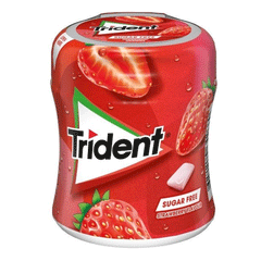 Trident Strawberry Flavour Sugar Free 82.6g