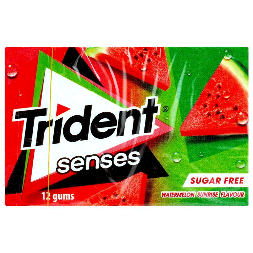 Trident Senses Watermelon Sunrise Flavour Sugar Free 23g