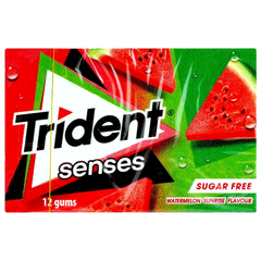 Trident Senses Watermelon Sunrise Flavour Sugar Free 23g