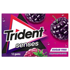 Trident Senses Berry Party Flavour Sugar Free 23g