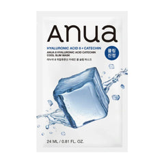 Anua 8 Hyaluronic Acid Catechin Cool Slim Sheet Mask 24ml