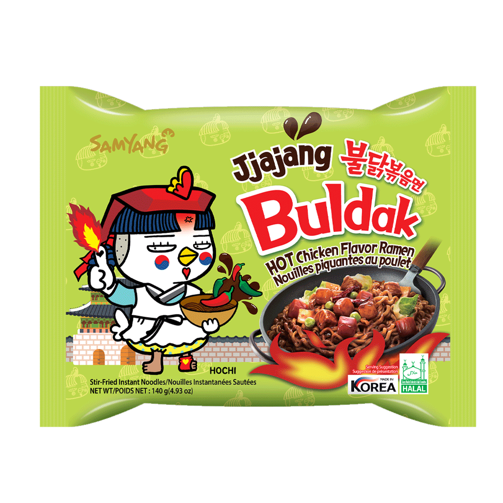 Samyang Jjajang Hot Chicken Flavor Noodles 140g