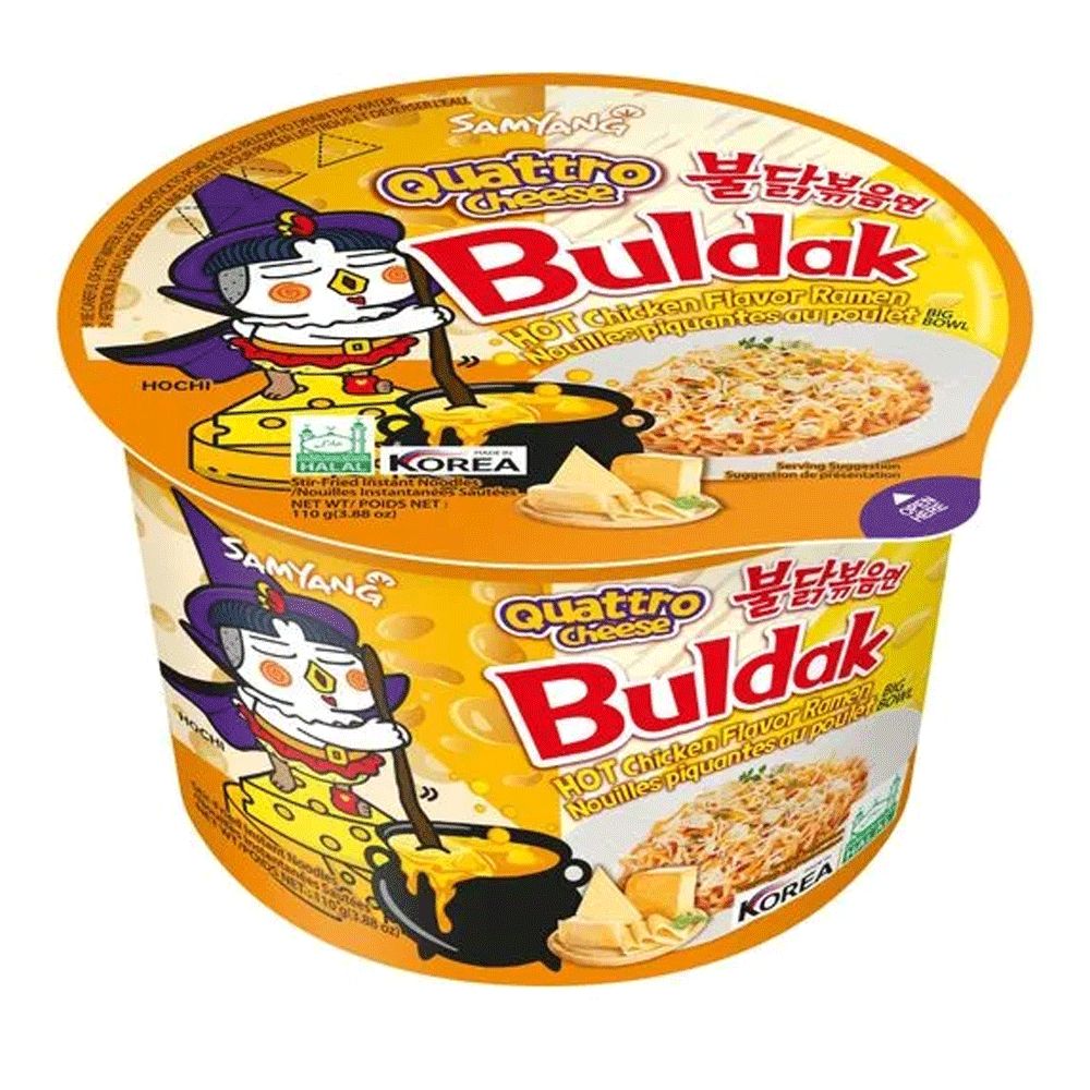 Samyang Quattro Cheese Hot Chicken Flavor Ramen Big Bowl 110g