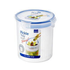 Lock & Lock Tall Food Container With Pickle Tray 1.4l Hpl933b T
