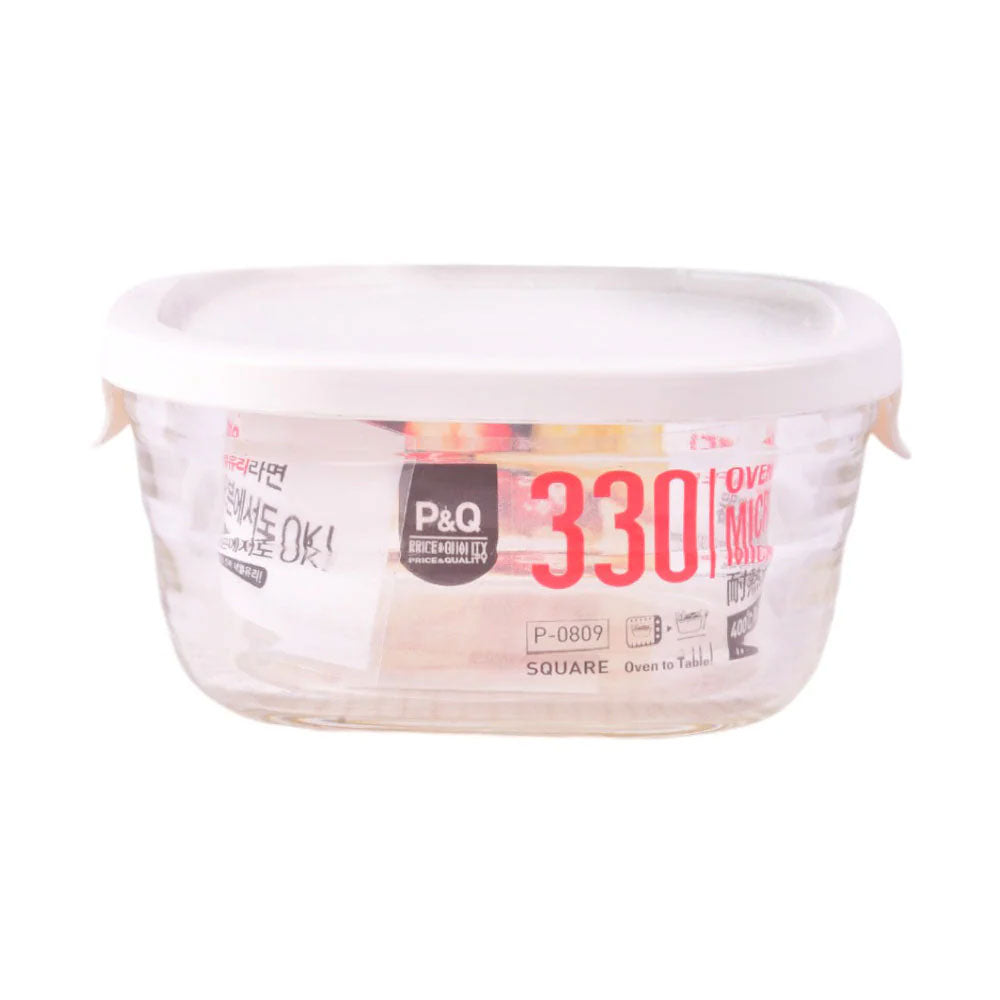 Lock & Lock Glass Easy Square 330 Llp0809