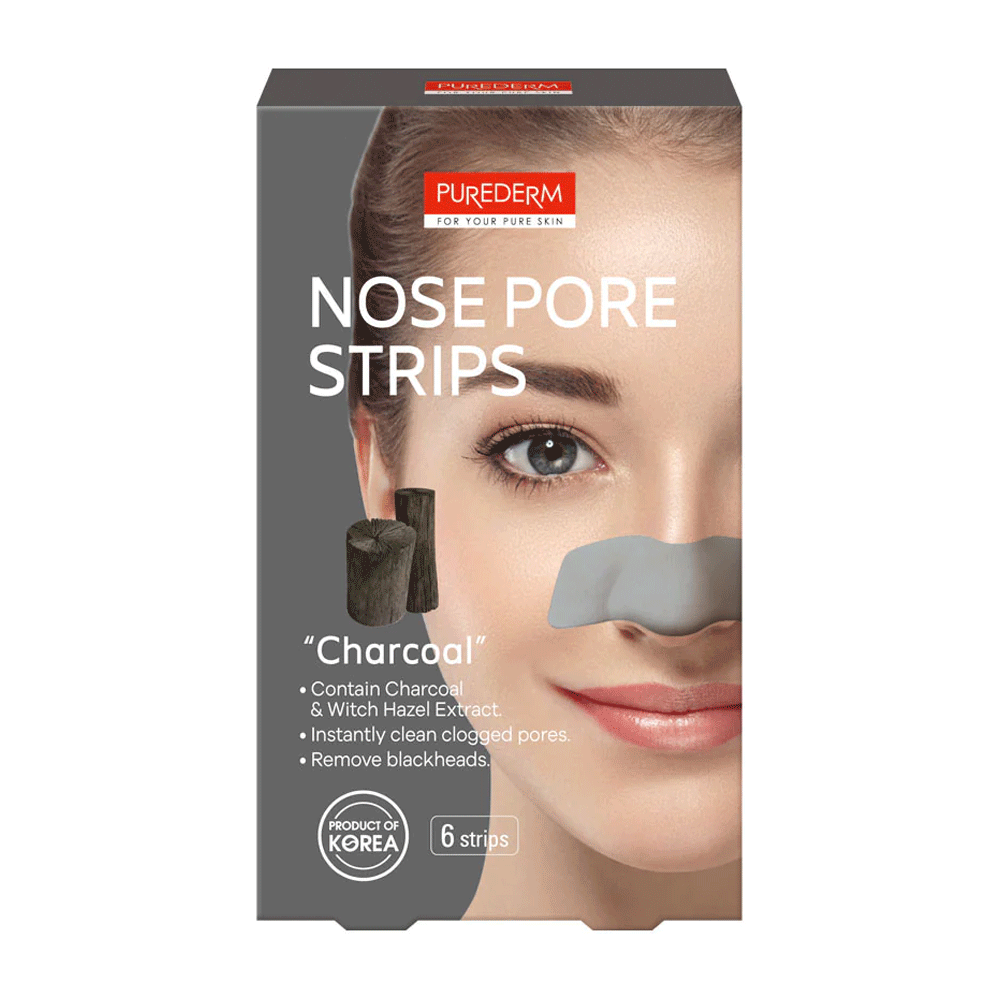 Purederm Nose Pore Strips Charcoal 6s