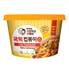 Cook-Tok Tteokbokki Spicy Carbonara 140g