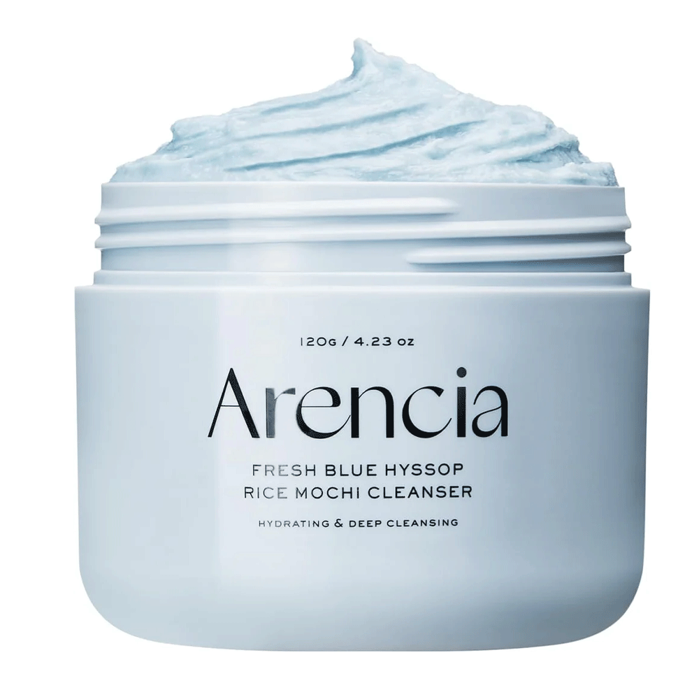 Arencia Fresh Blue Hyssop Rice Mochi Cleanser 120g