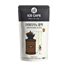 Ice Cafe Americano Black Drink Pouch 190ml