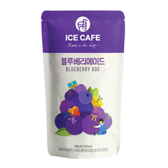 Ice Cafe Blueberry Ade Drink Pouch 190ml