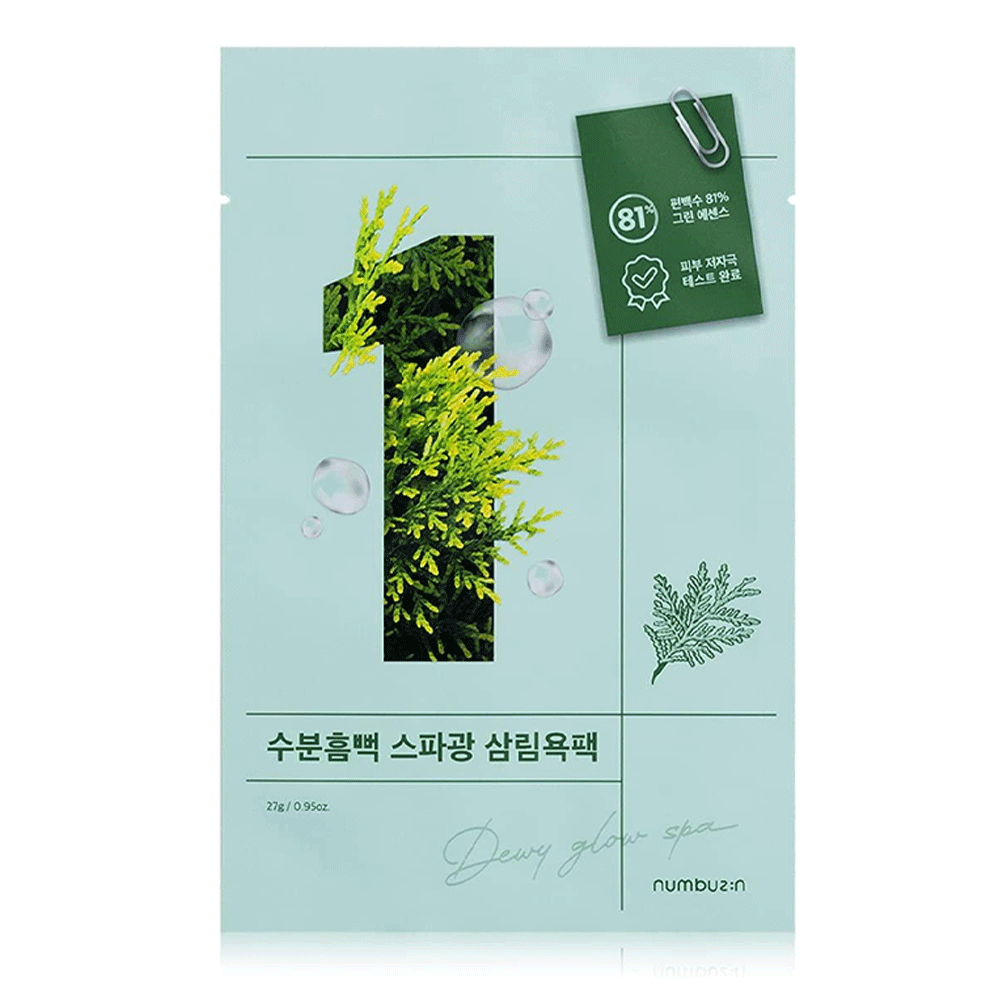 Numbuzin No.1 Dewy Glow Spa Sheet Mask