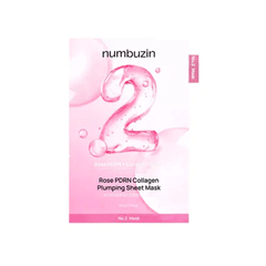 Numbzin Rose PDRN Collagen Plumping sheet mask 33ml