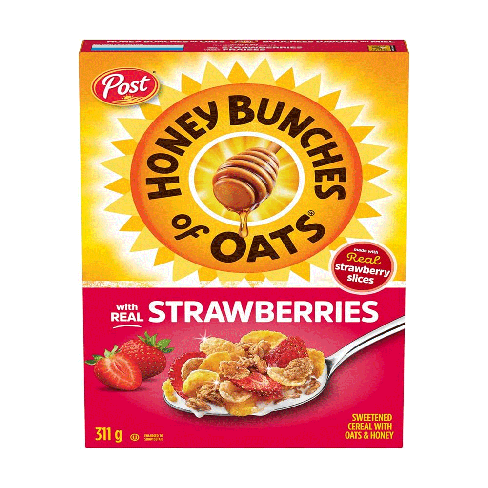 Post Honey Bunches Starwberry Cereal 311g