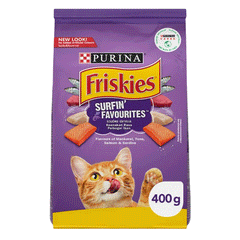 Friskies Adult Food Mackerel Tuna Salmon Sardine 400g