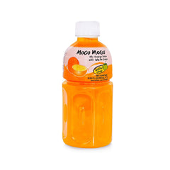 Mogu Mogu Orange Flavored Drink, With Nata De Coco, 320ml