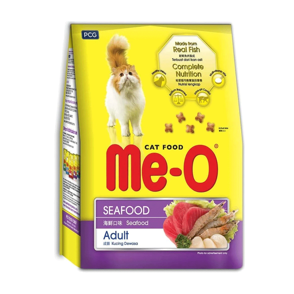 Me-o Seafood Adult Cat Food 7kg