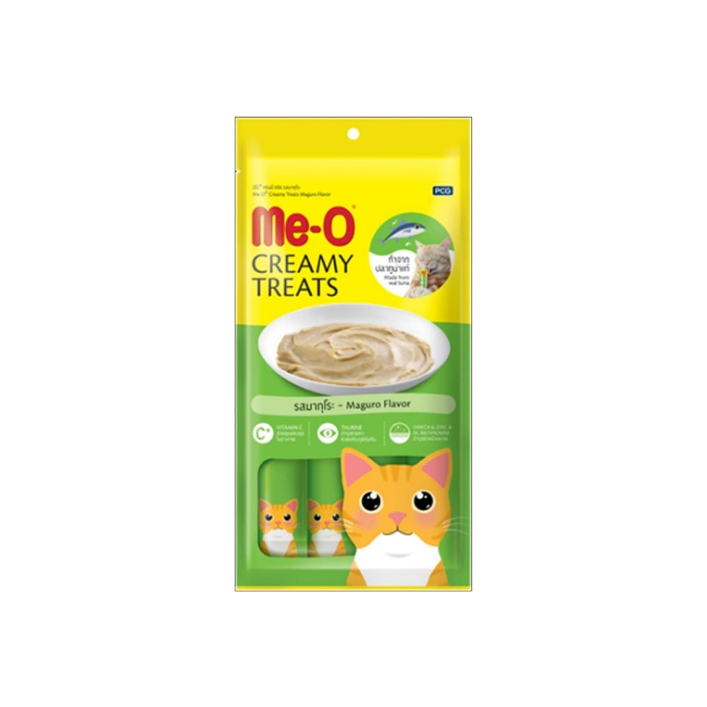 Me-o Creamy Treats Tuna Maguro Flavour Cat Food 4pcs