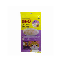 Me-o Creamy Treats Tuna With Scallop Flavour Cat Food 4pcs
