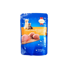 Smartheart Chicken Chunk With Carrot & Egg In Gravy Flavour Dog Food 80g