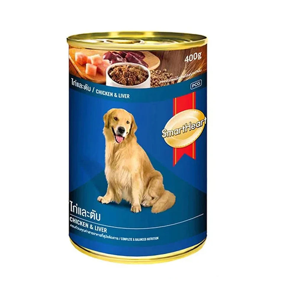 Smartheart Dog Food Chicken & Liver 400g