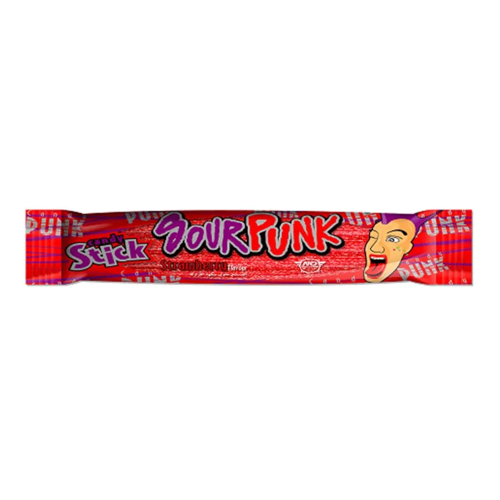 Candy Stick Strawberry Sour Punk 40g