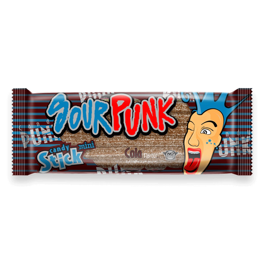 Sour Punk Candy Stick Cola Flavour 20g