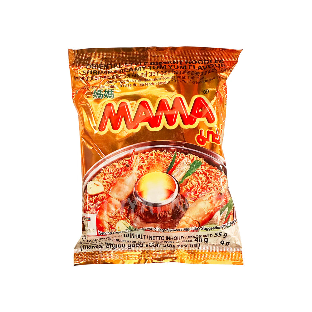 Mama Tom Yum Creamy Shrimp Instant Noodles 55g