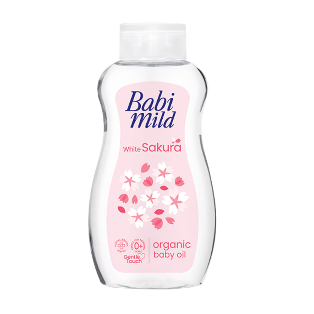 Babi Mild White Sakura Organic Baby Oil 100ml