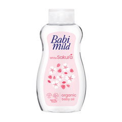 Babi Mild White Sakura Organic Baby Oil 200ml