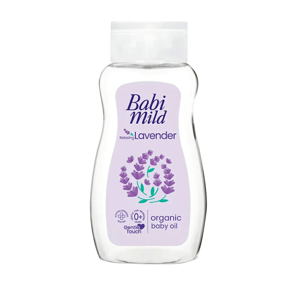 Babi Mild Relaxing Lavender Organic Baby Oil 100ml
