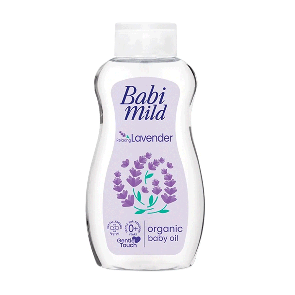 Babi Mild Relaxing Lavender Organic Baby Oil 200ml