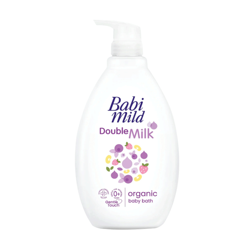 Babi Mild Double Milk Organic Baby Bath 800ml