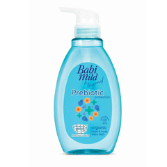 Babi Mild Prebiotic Protection Organic Head & Body Baby Bath 380ml