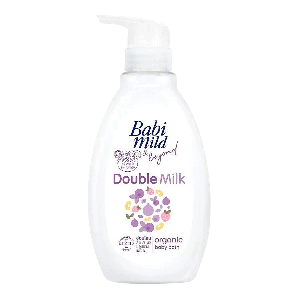 Babi Mild Double Milk Organic Baby Bath 380ml