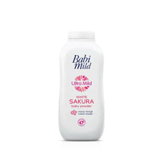 Babi Mild Ultra Mild White Sakura Baby Powder 160g