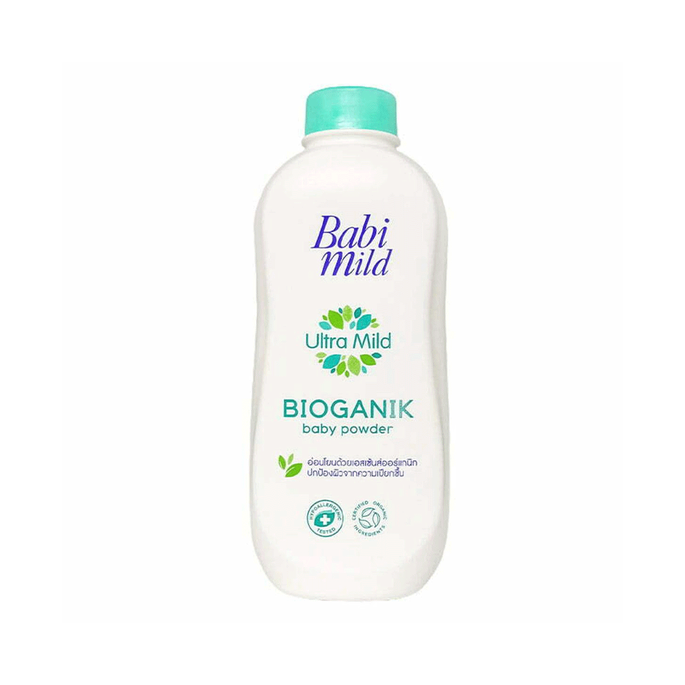 Babi Mild Ultra Mild Bioganik Baby Powder 380g