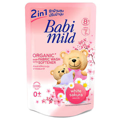 Babi Mild Organic White Sakura Softener 2in1 Refill 530ml