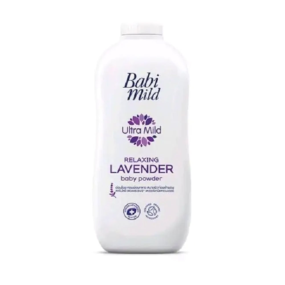 Babi Mild Ultra Mild Reaxing Lavender Baby Powder 350g