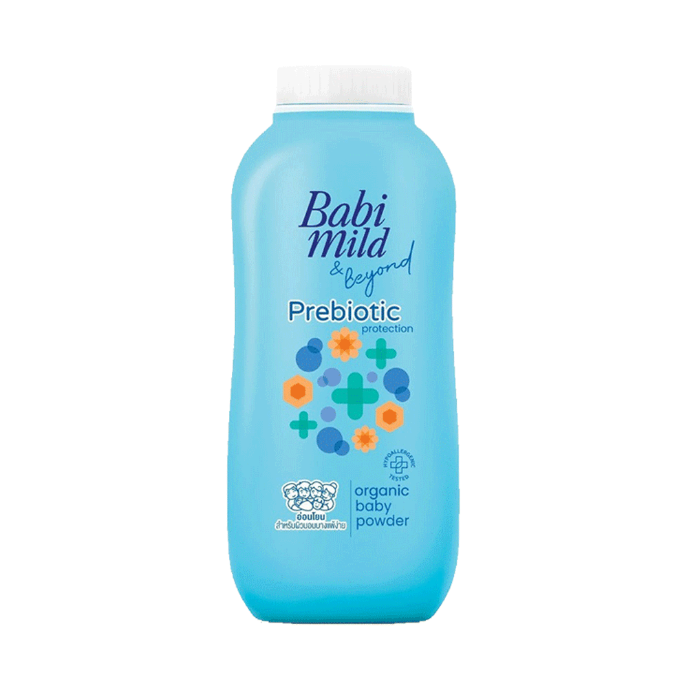 Babi Mild Prebiotic Protection Organic Baby Powder 160ml