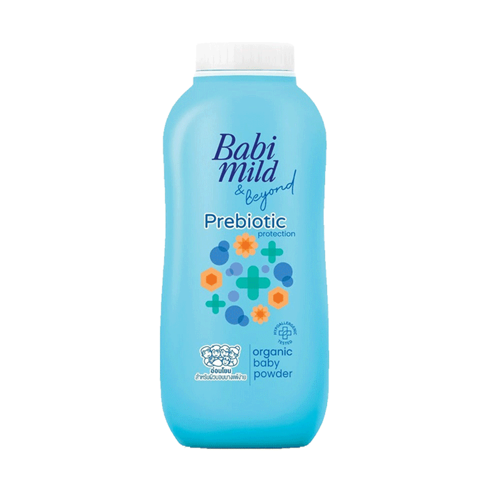 Babi Mild Prebiotic Protection Organic Baby Powder 350ml