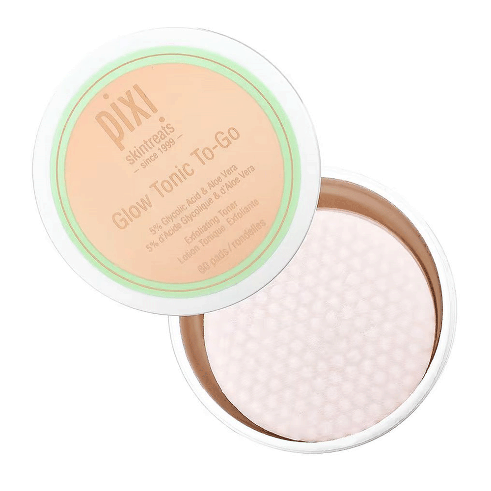 Pixi Glow Tonic-go 5% Glycolic Acid & Aloe Vera Pads 60s