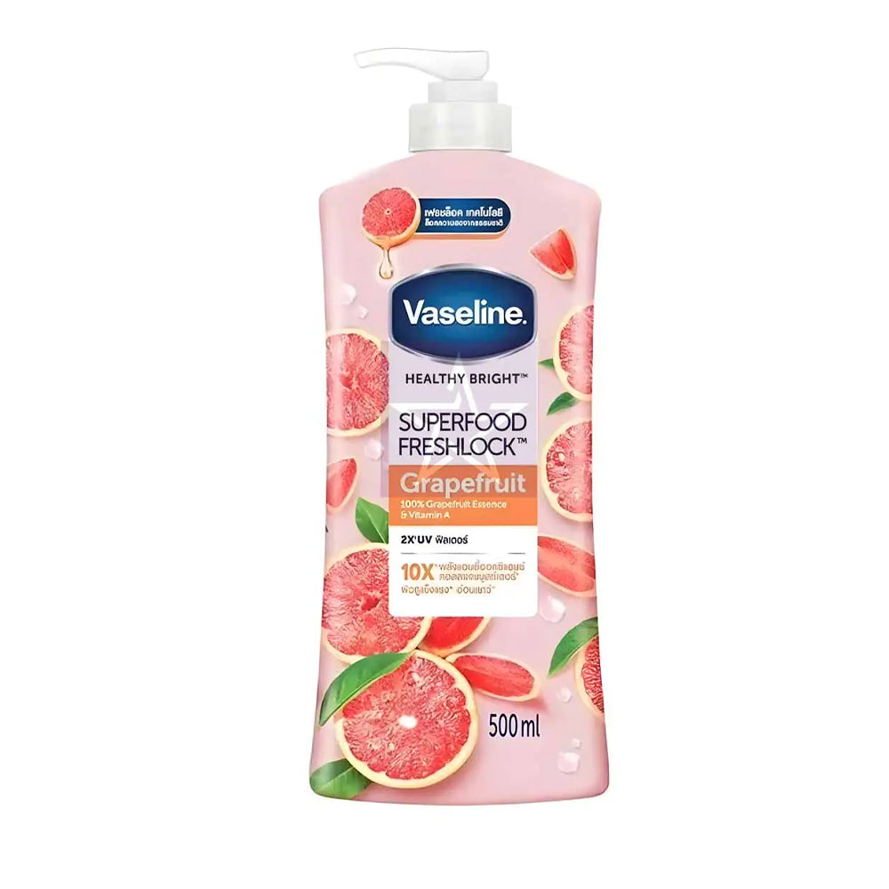 Vaseline Super Food Fresh Lock Grapefruit Body Lotion 500ml