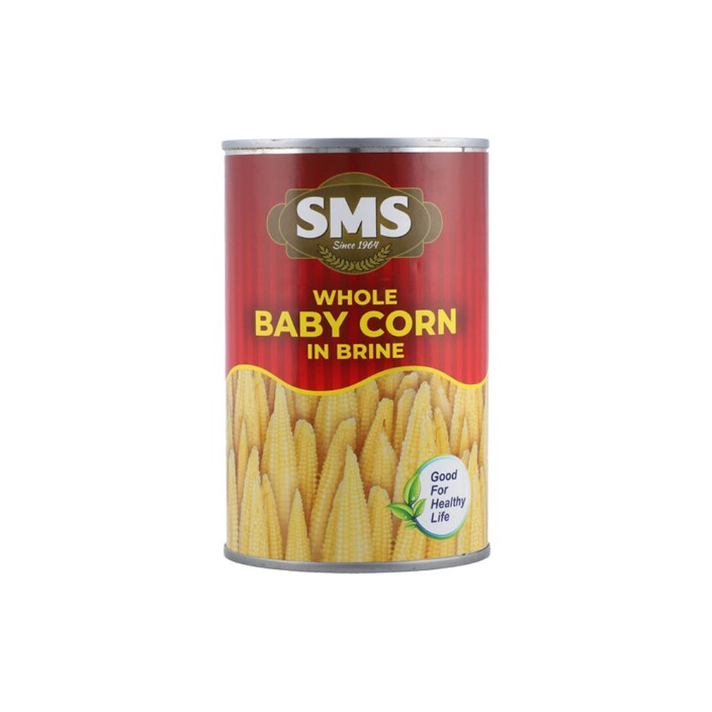 Sms Whole Baby Corn In Brine 400ml