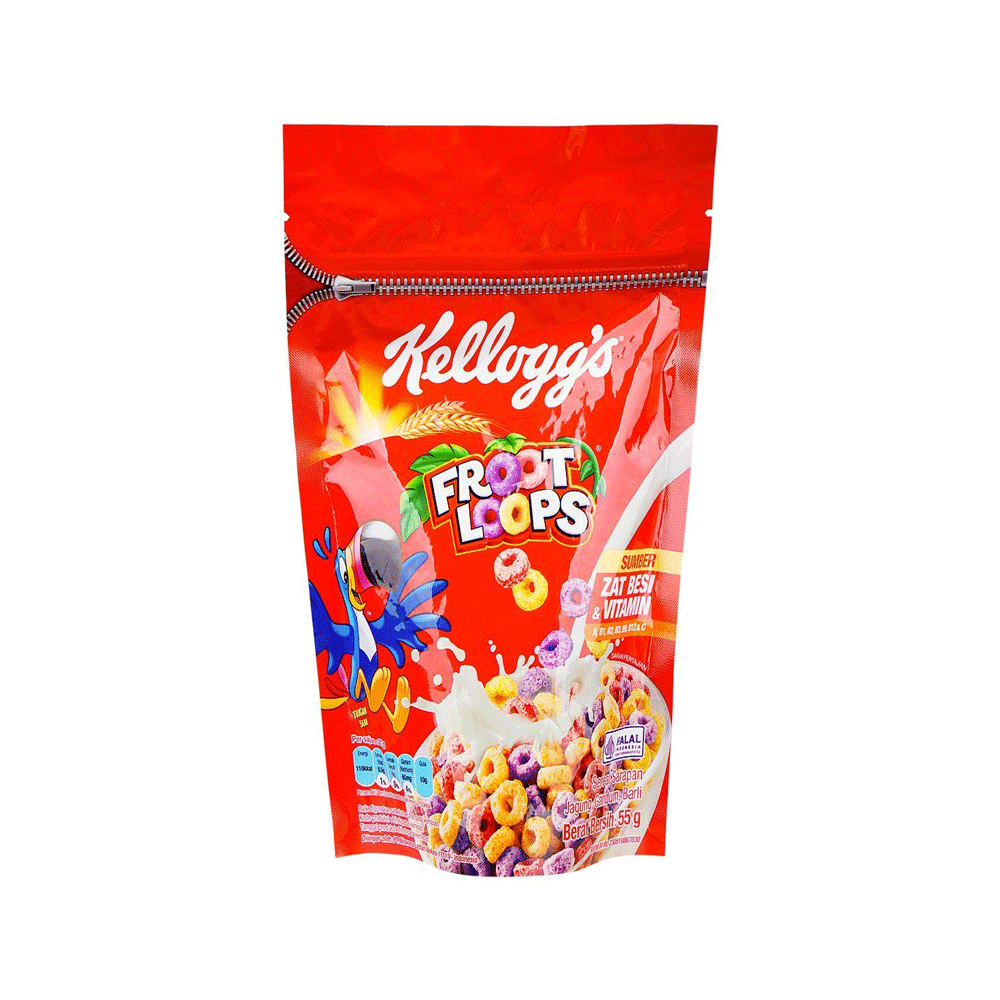 Kelloggs Froot Loops Cereal 55g