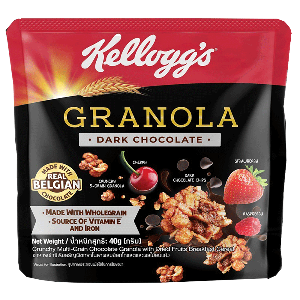 Kelloggs Granola Dark Chocolate 40g