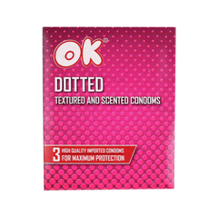 Ok Dotted Condoms 3s