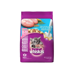 Whiskas Cat Food Junior Ocean Fish With Milk 450g