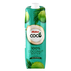 Malee Coco 100% Coconut Water Fruit Juice Bottle 1l